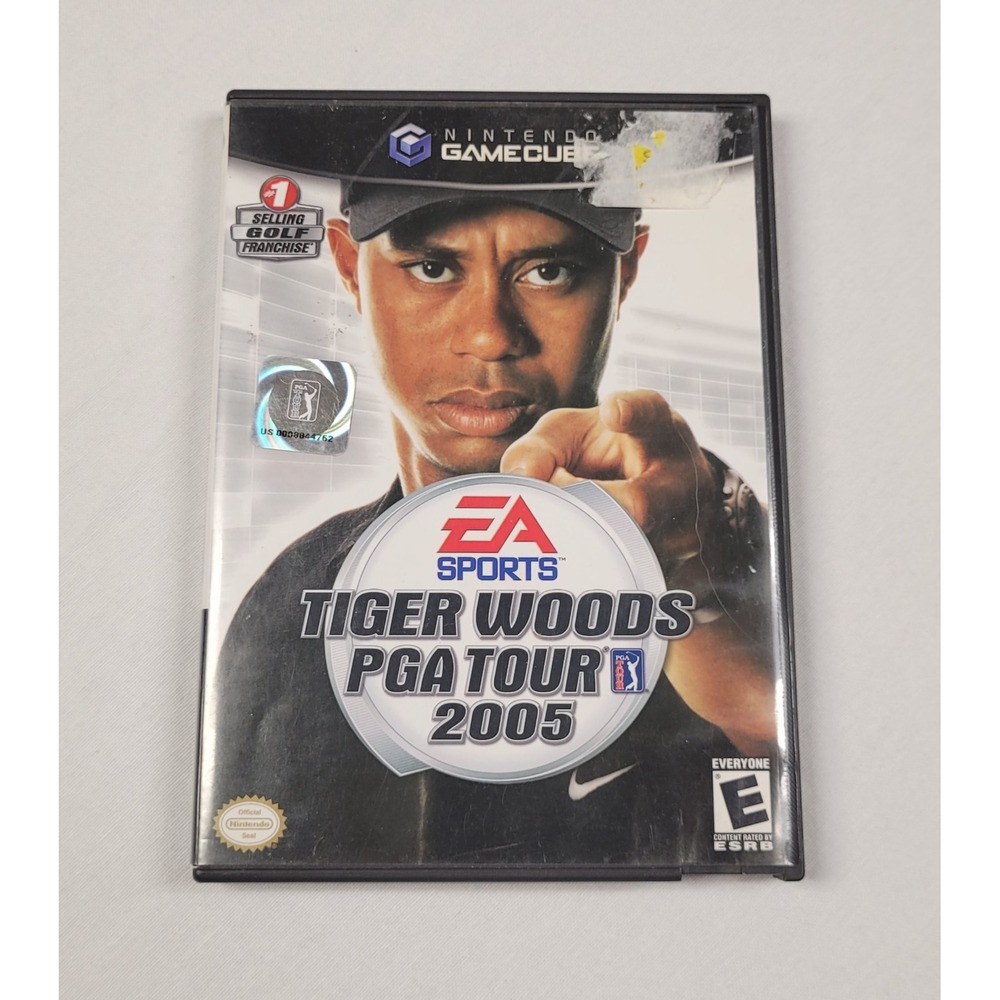 Tiger Woods PGA Tour 2005 (Nintendo GameCube, 2004) Video Game Tested No Manual